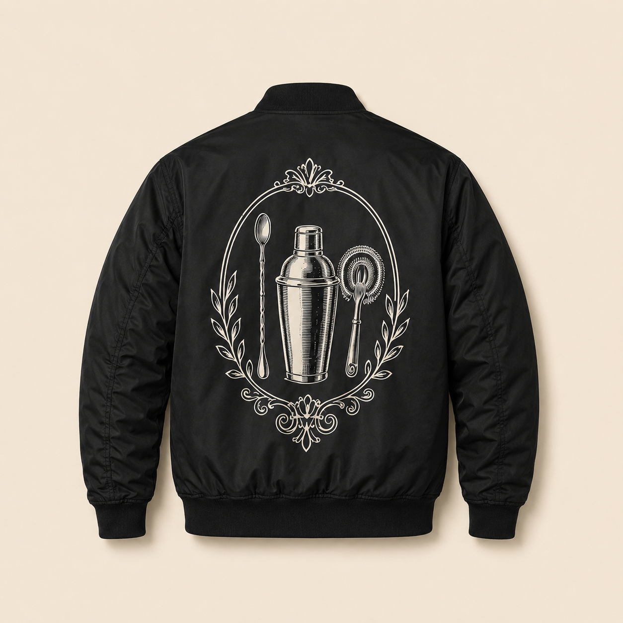Bomber Artisan Cocktail noir, vue arrière