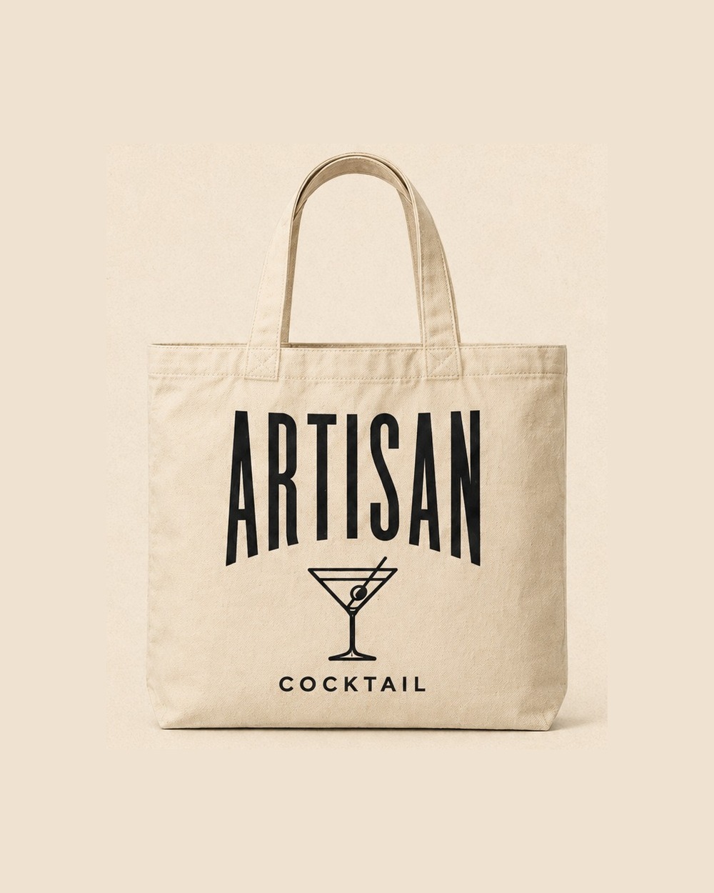 Tote bag crème Artisan Cocktail